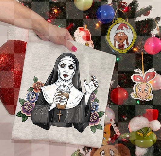 NUN COLD BREW- DTF TRANSFER