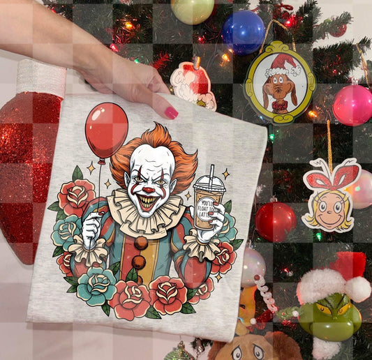 CLOWN COLD BREW- DTF TRANSFER