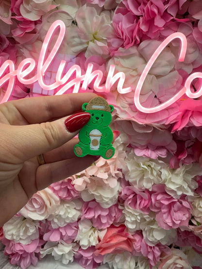 STARBS BEAR- 3D STRAW TOPPERS