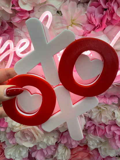 RED/WHITE XOXO SOAP HOLDER-3D PRINTED