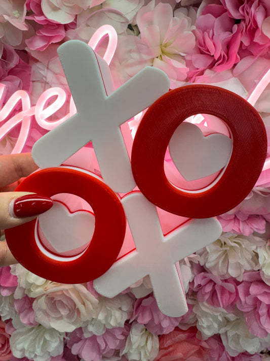 RED/WHITE XOXO SOAP HOLDER-3D PRINTED