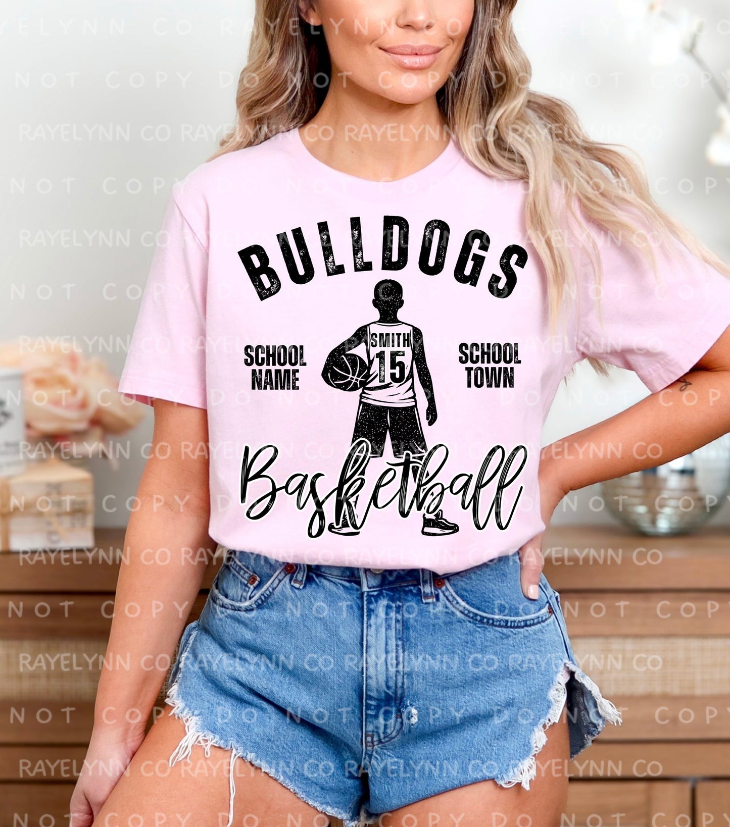 BASKETBALL (CUSTOMIZED)- DTF TRANSFER