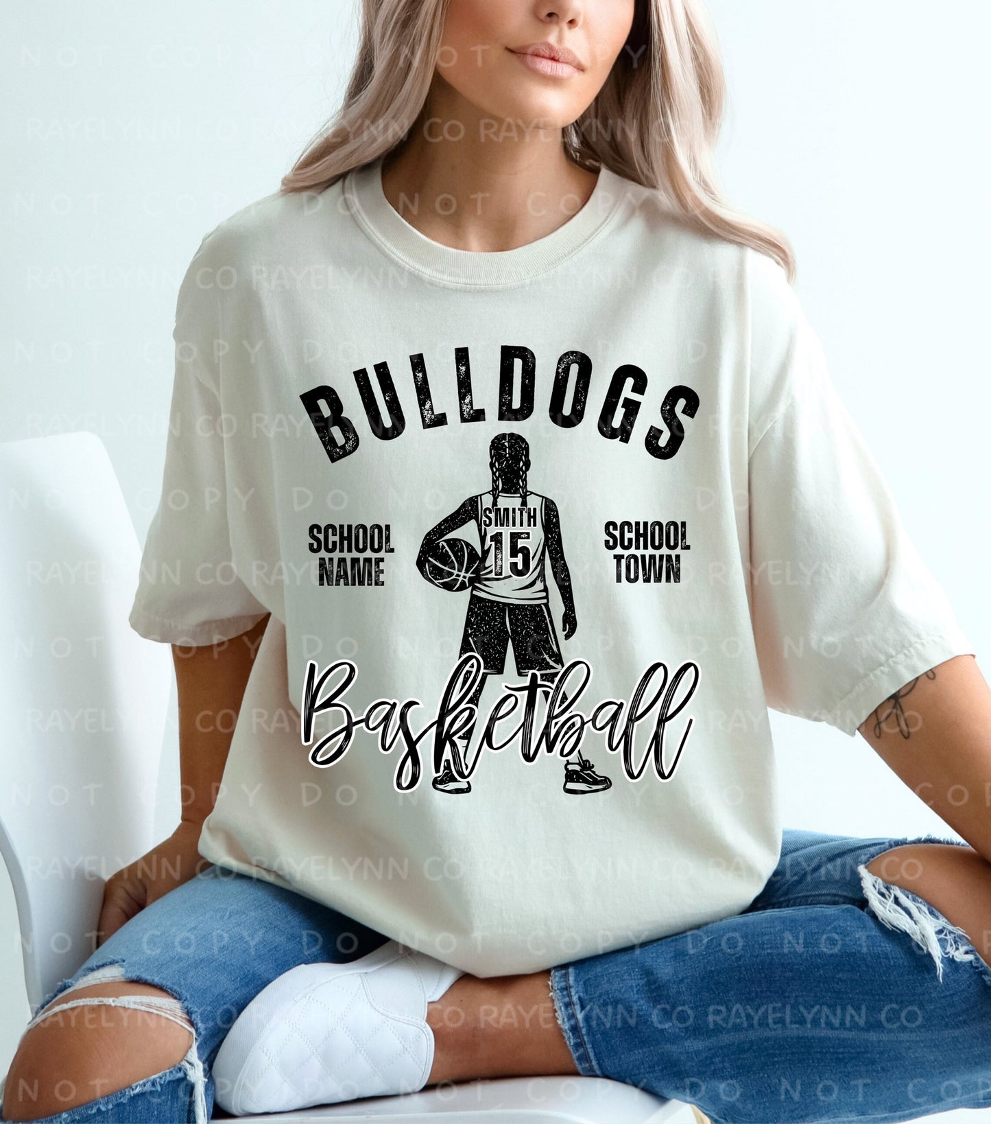 BASKETBALL GIRL (CUSTOMIZED)- DTF TRANSFER