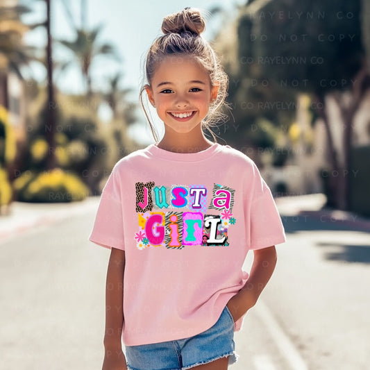 JUST A GIRL- DTF TRANSFER