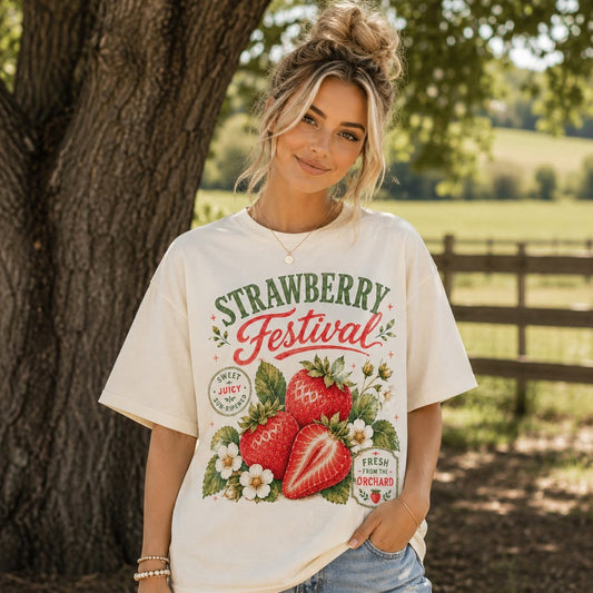 STRAWBERRY FESTIVAL- DTF TRANSFER