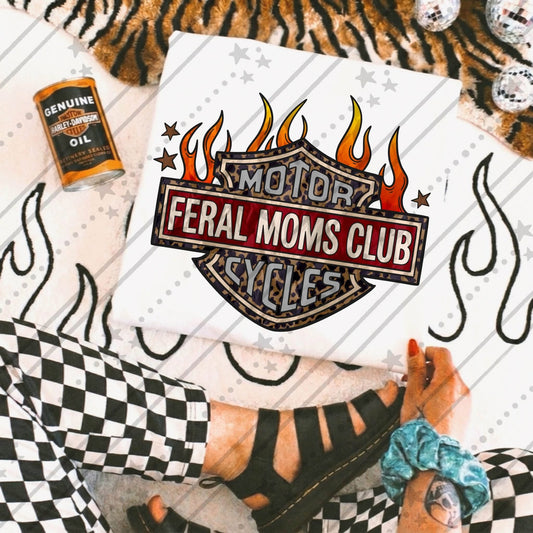 FERAL MOMS CLUB- DTF TRANSFER