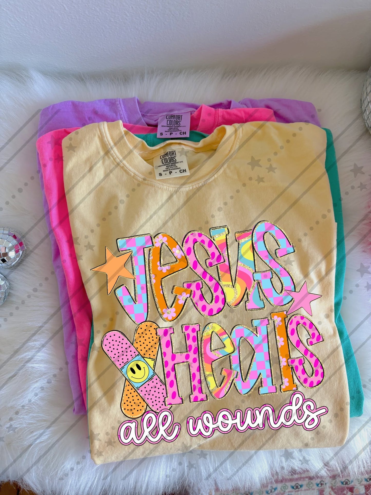 JESUS HEALS- DTF TRANSFER