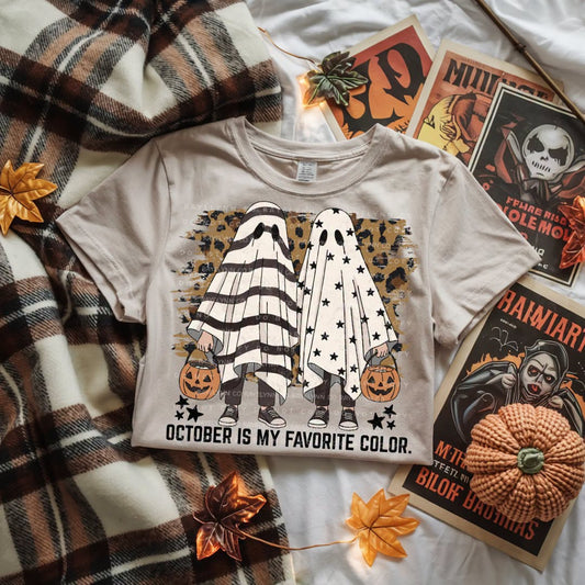 OCTOBER IS MY FAVORITE COLOR- DTF TRANSFER