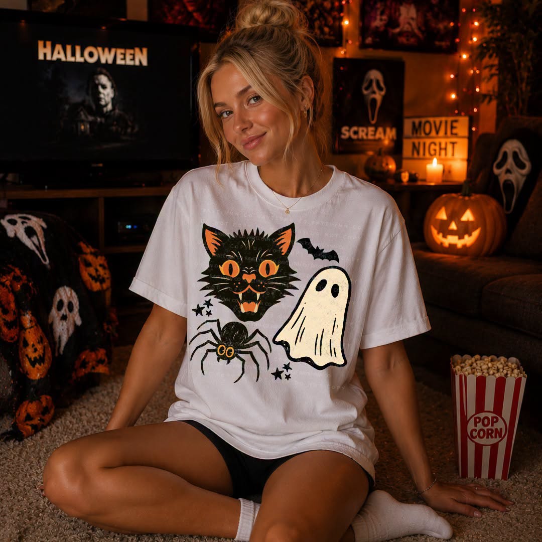 HALLOWEEN COLLAGE- DTF TRANSFER