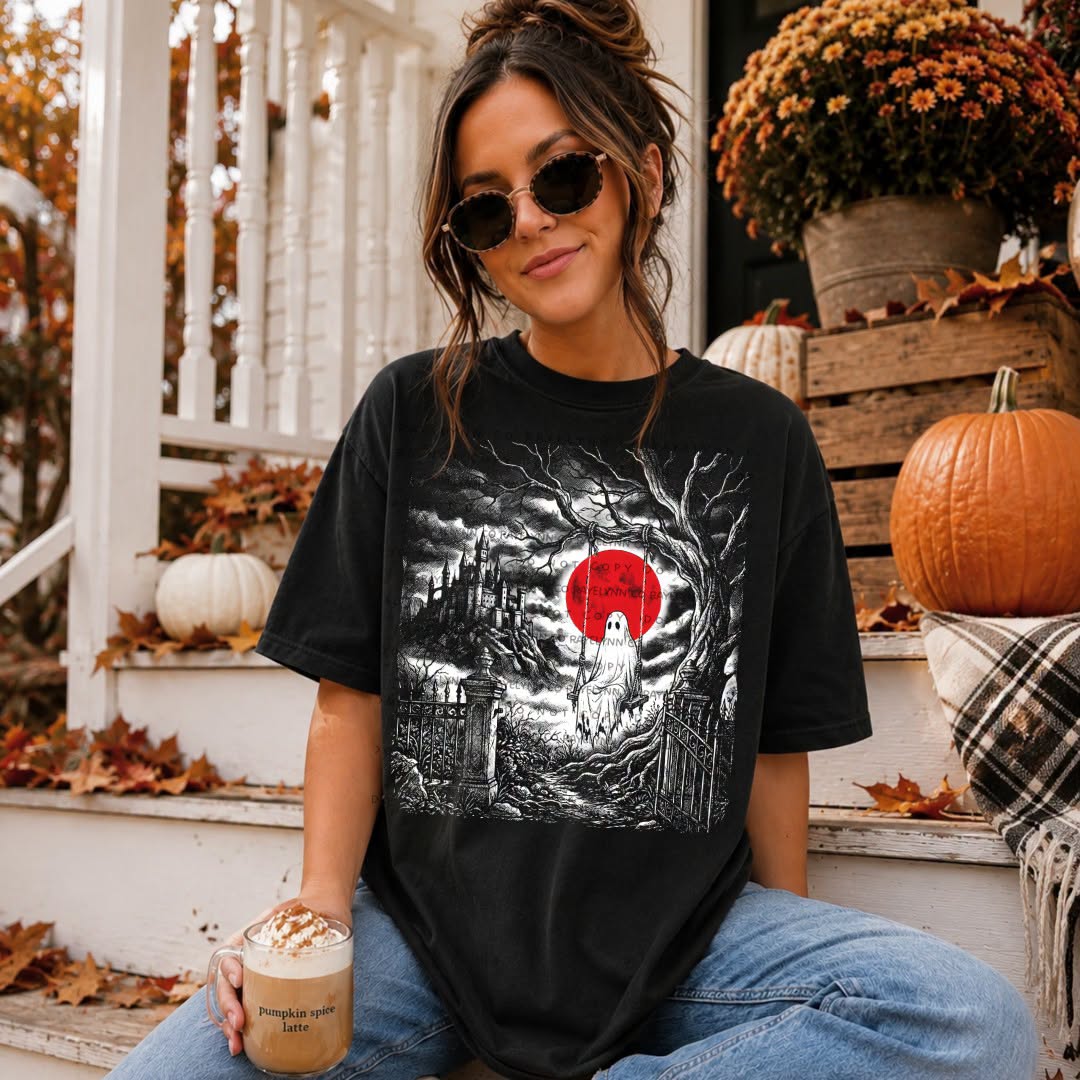 UNDER THE RED MOON- DTF TRANSFER