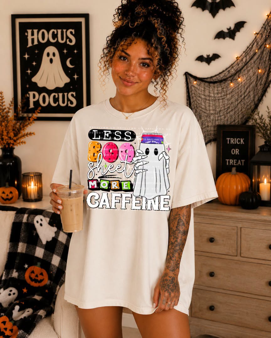 LESS BOO-SHEET- DTF TRANSFER