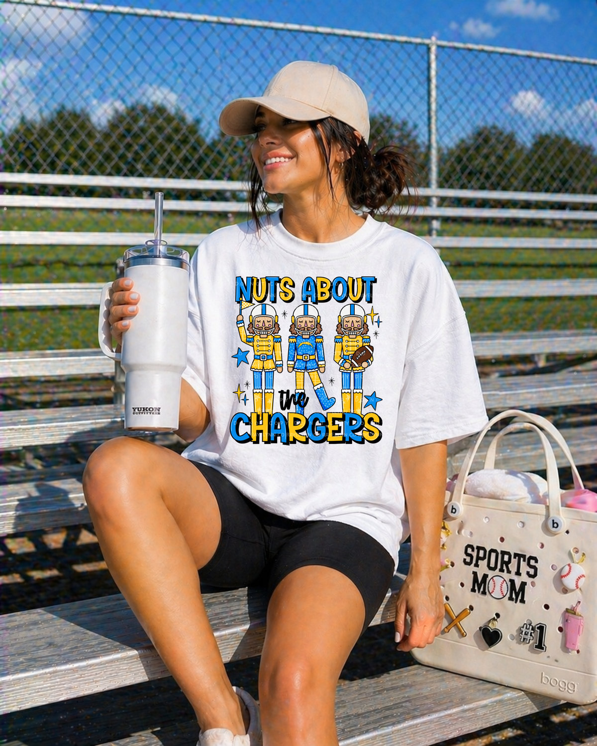 NUTS ABOUT THE CHARGERS -DTF TRANSFER