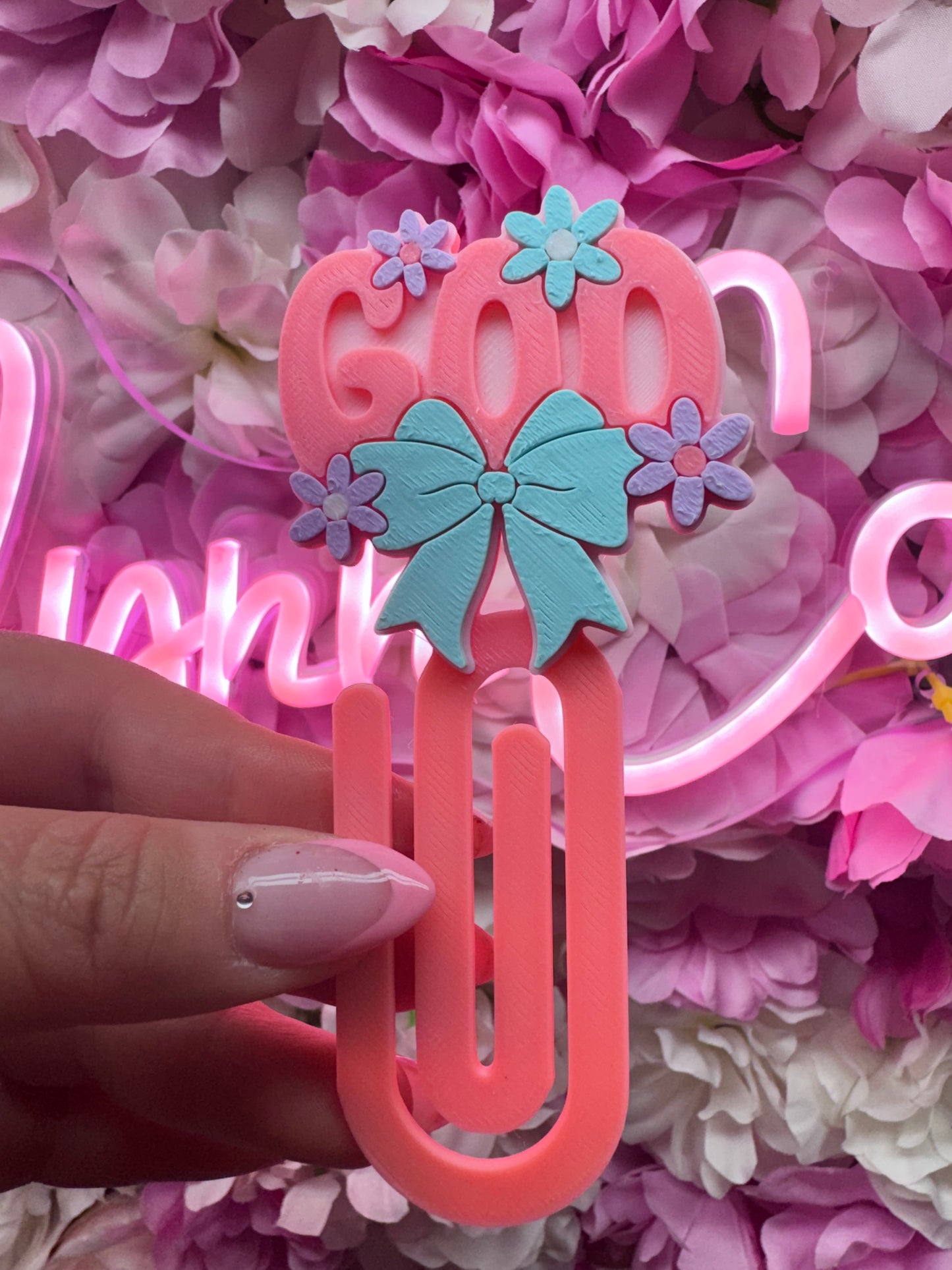 GOD JUMBO PAPERCLIP-3D PRINTED