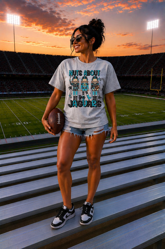 NUTS ABOUT THE JAGUARS -DTF TRANSFER
