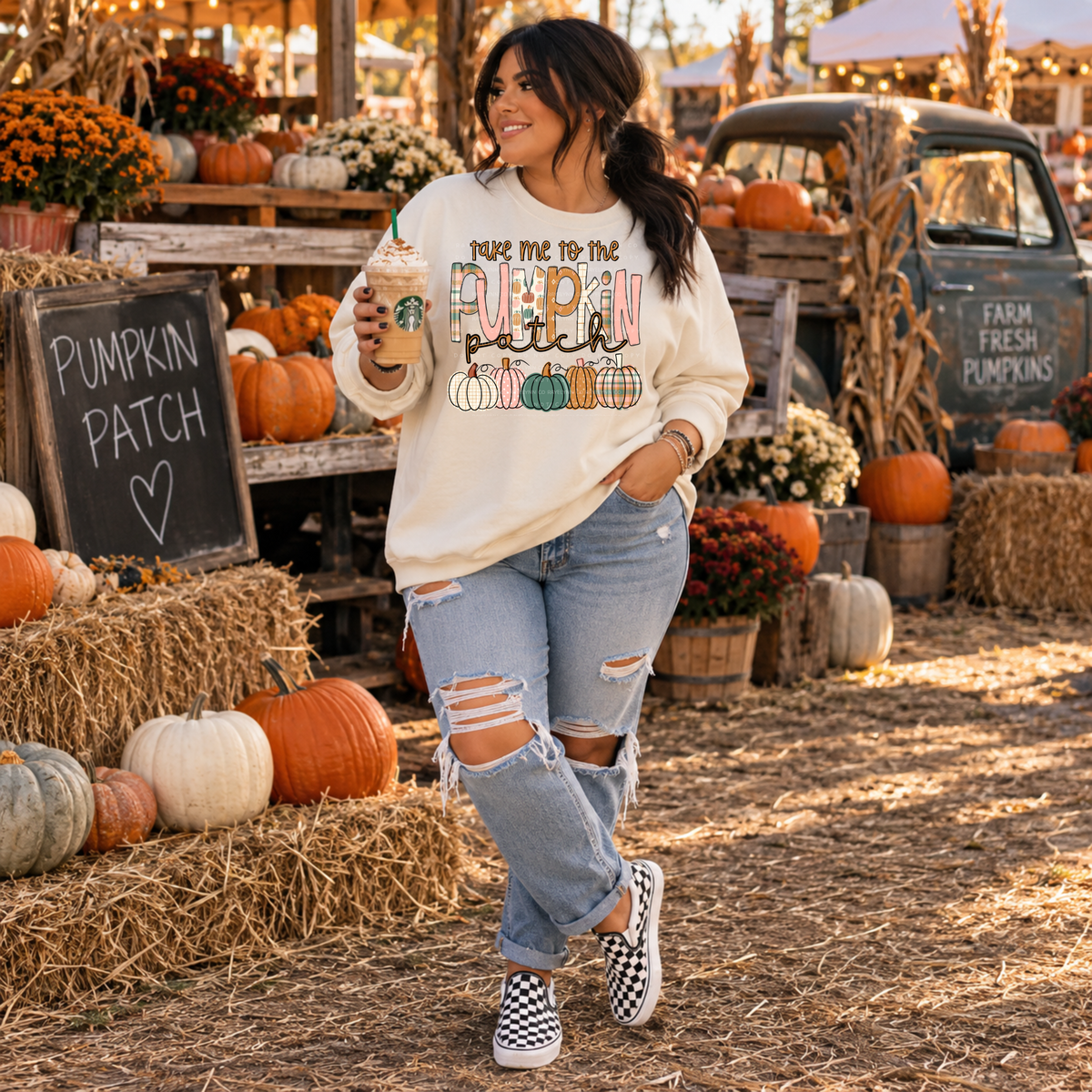 TAKE ME TO THE PUMPKIN PATCH -DTF TRANSFER