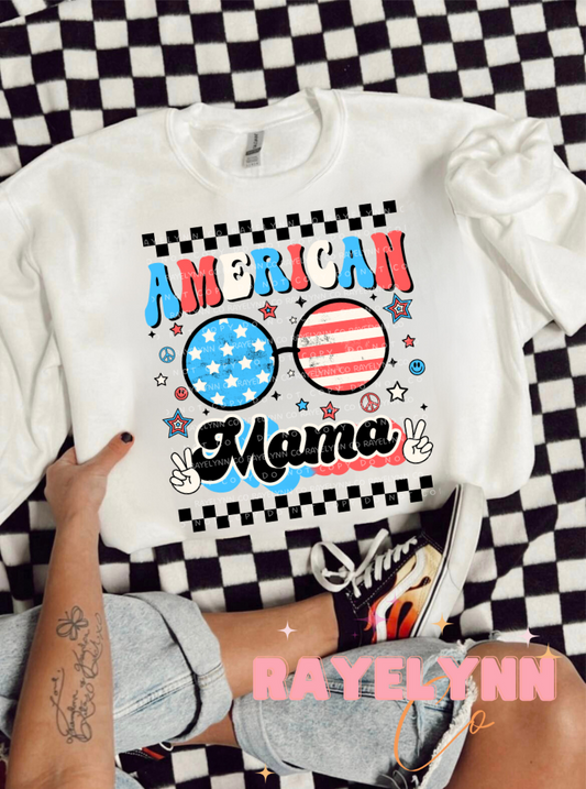 AMERICAN MAMA CHECK- DTF