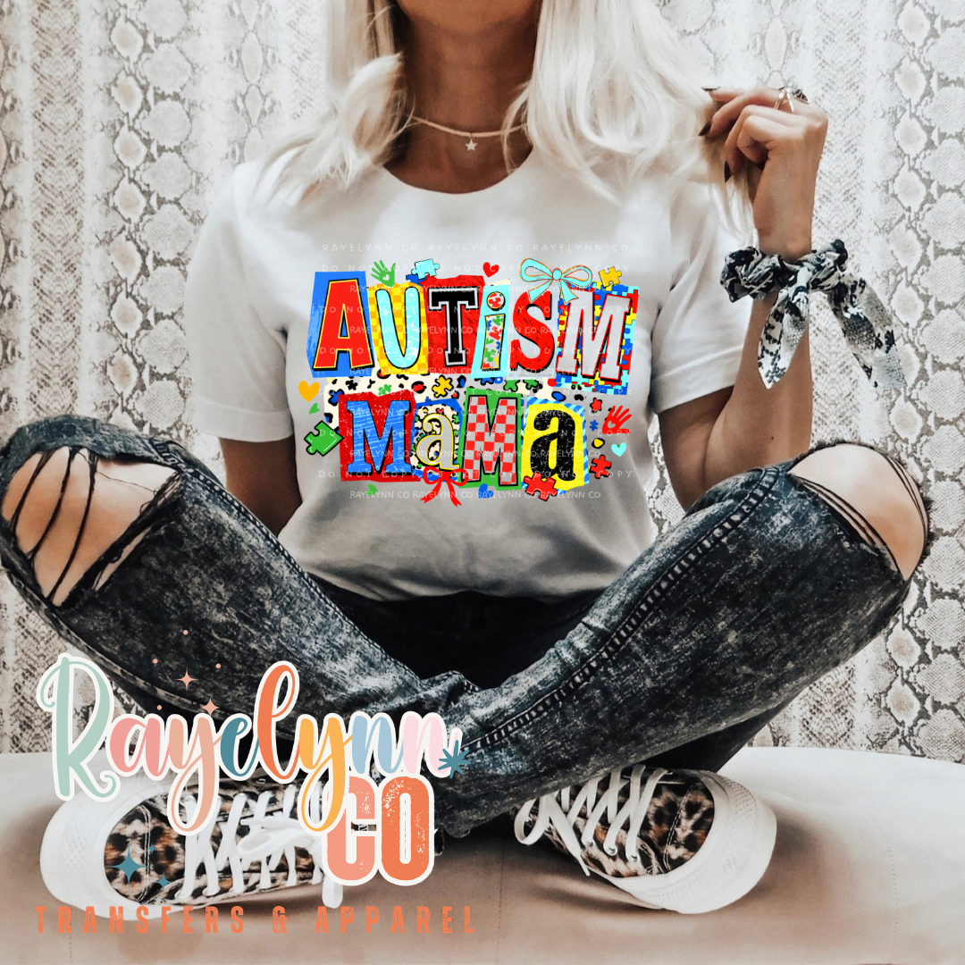 AUTISM MAMA- DTF TRANSFER