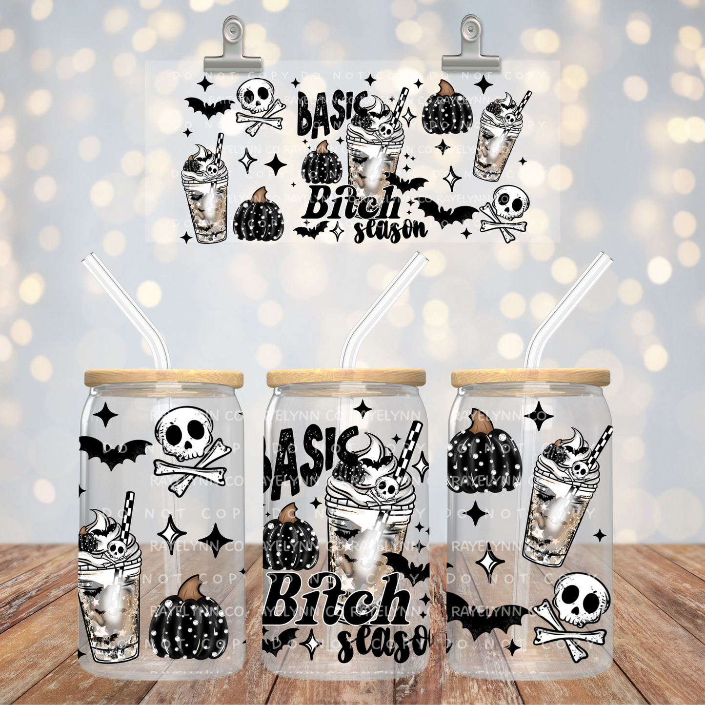 BASIC B SEASON- UV DTF WRAP