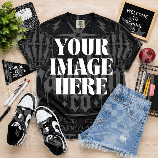 COMFORT COLOR BLACK BLANK MOCKUP- DIGITAL DOWNLOAD