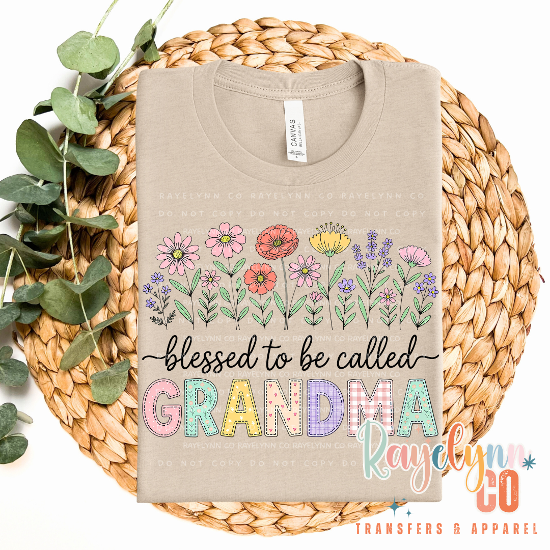 BLESSED TO BE CALLED GRANDMA- DTF TRANSFER