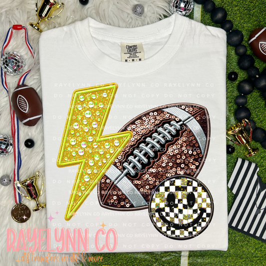 BOLT YELLOW FOOTBALL- DTF