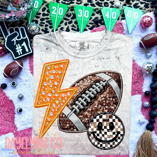 BOLT ORANGE FOOTBALL- DTF