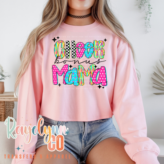 BONUS CHEER MAMA- DTF TRANSFER