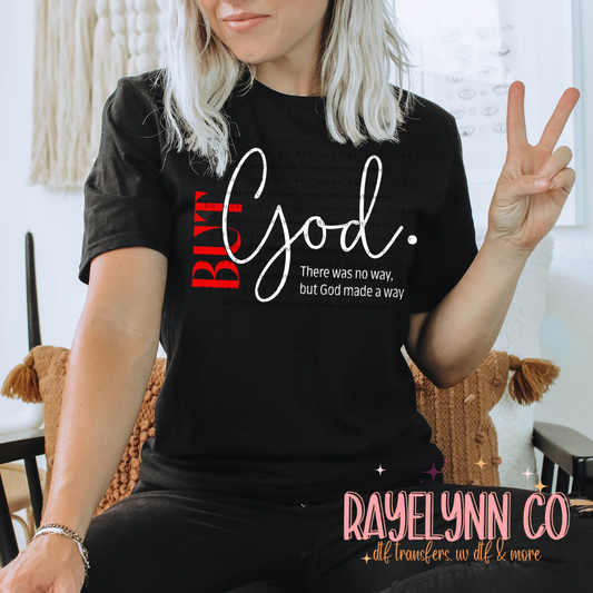 BUT GOD- DTF