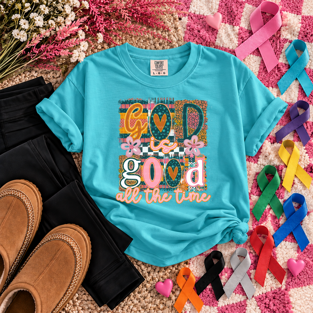 GOD IS GOOD-DTF TRANSFER