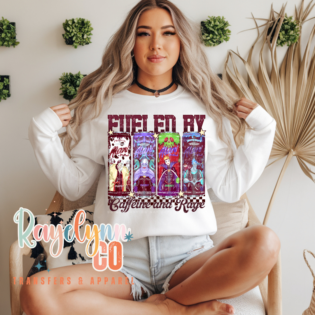 CAFFEINE & RAGE- DTF TRANSFER