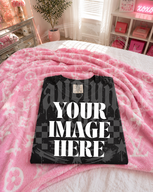 COMFORT COLOR BLACK FLATLAY BLANK MOCK UP- DIGITAL DOWNLOAD