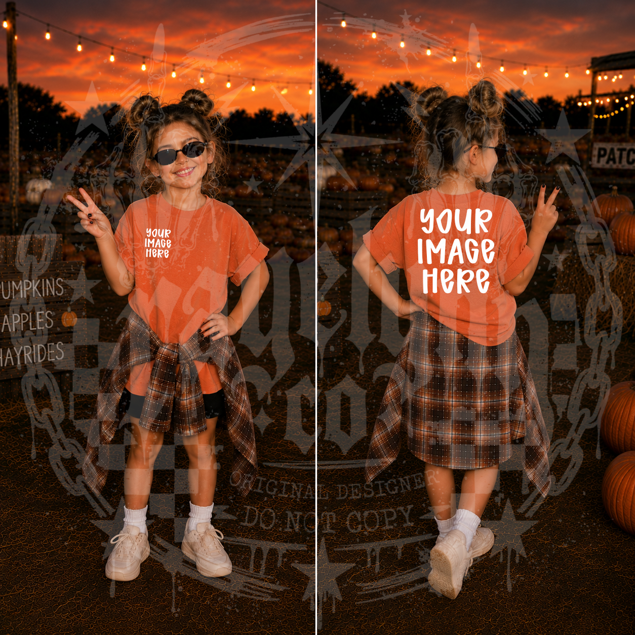 COMFORT COLOR ORANGE BLANK MOCKUP- DIGITAL DOWNLOAD