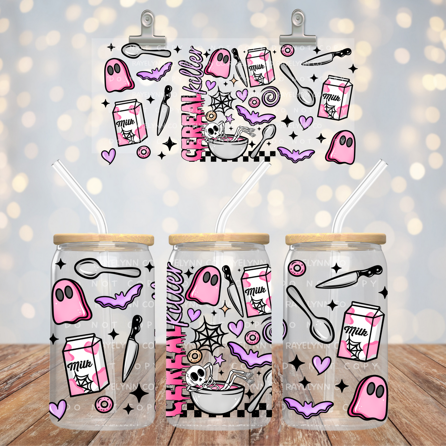 CEREAL KILLER- UV DTF WRAP