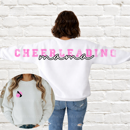 CHEERLEADING MAMA (CUSTOM NUMBERS)- DTF TRANSFER