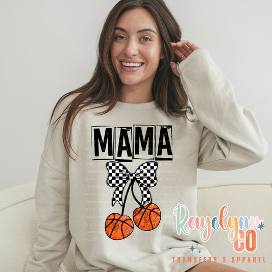 CHERRY BASKETBALL MAMA- DTF TRANSFER