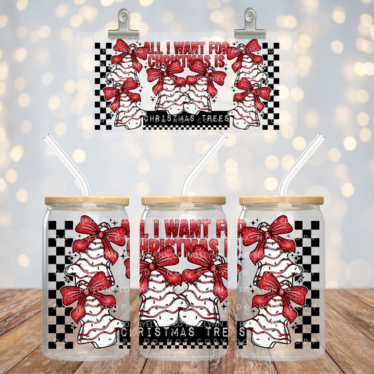 CHRISTMAS BOW- UV DTF WRAP