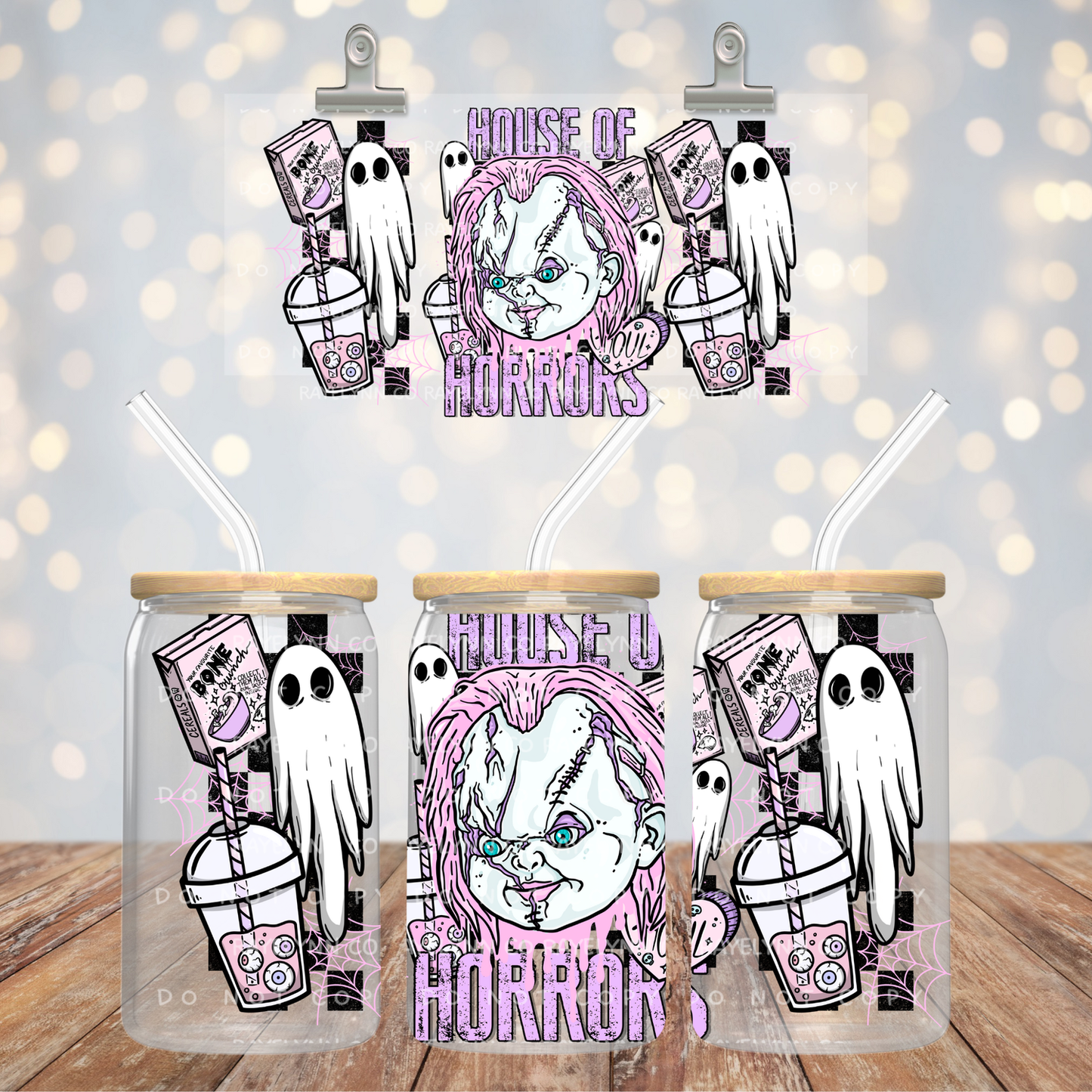 HOUSE OF HORROR- UV DTF WRAP
