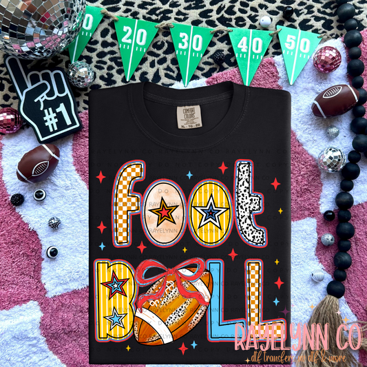 COLORFUL FOOTBALL- DTF