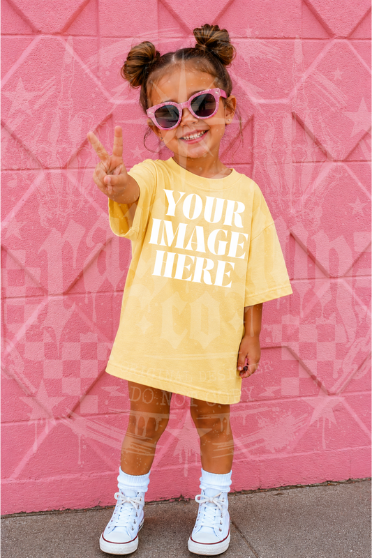COMFORT COLOR BANANA BLANK MOCKUP- DIGITAL DOWNLOAD