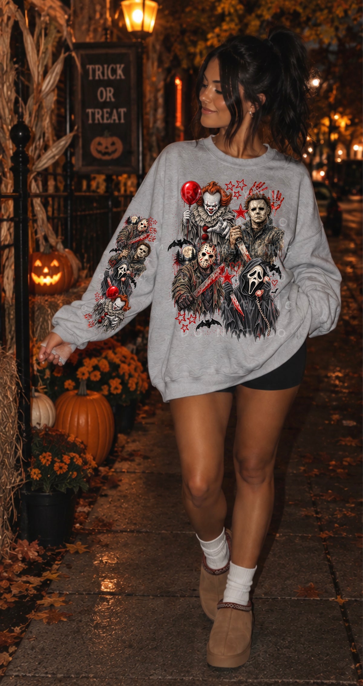 HORROR CREW (BUNDLE W/1 SLEEVE)- DTF