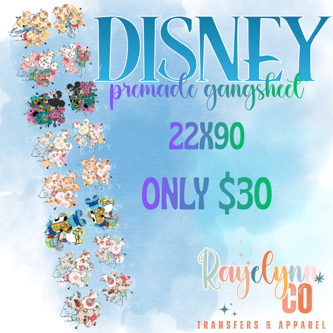 DIS-KNEE PREMADE 22X90 GANGSHEET