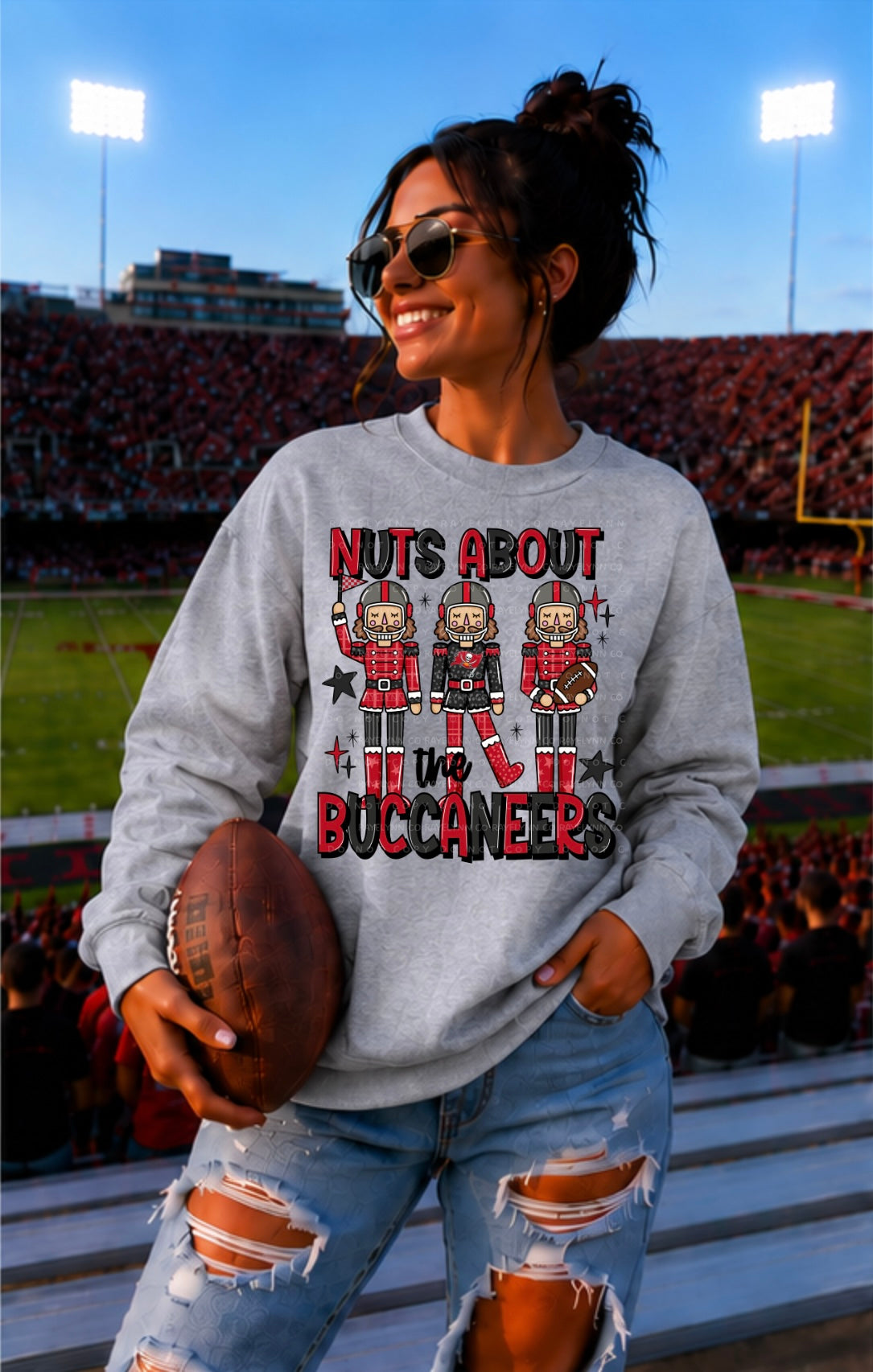 NUTS ABOUT THE BUCCANEERS -DTF TRANSFER