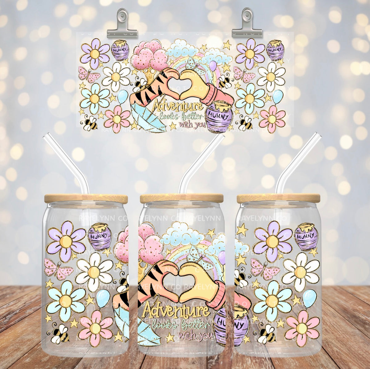 ADVENTURE HONEY POT - UV DTF WRAP
