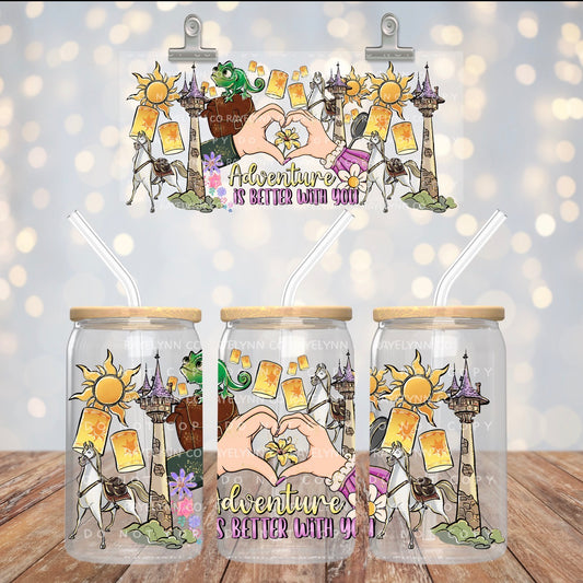 TANGLED ADVENTURE - UV DTF WRAP