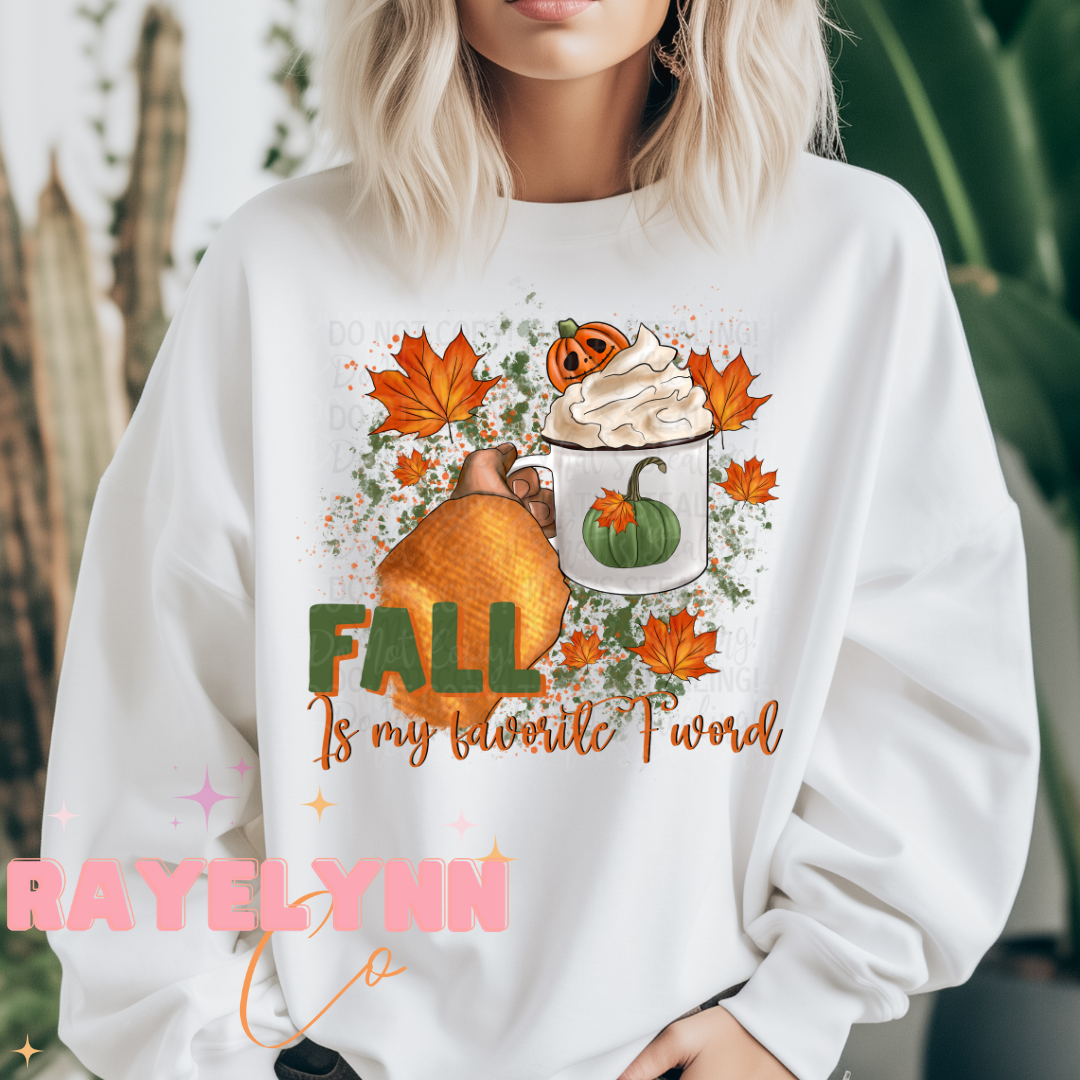 FALL F WORD- DTF