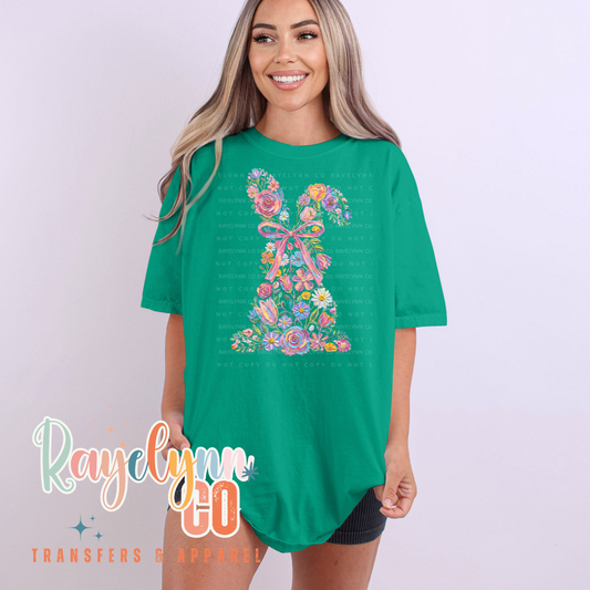 FLORAL BUNNY- DTF TRANSFER