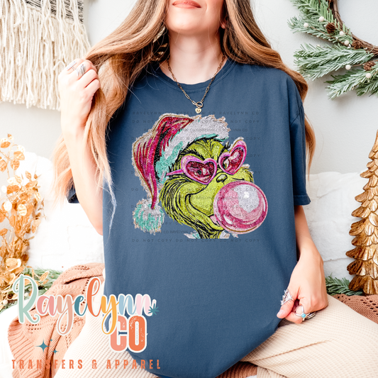 G BUBBLE- DTF TRANSFER