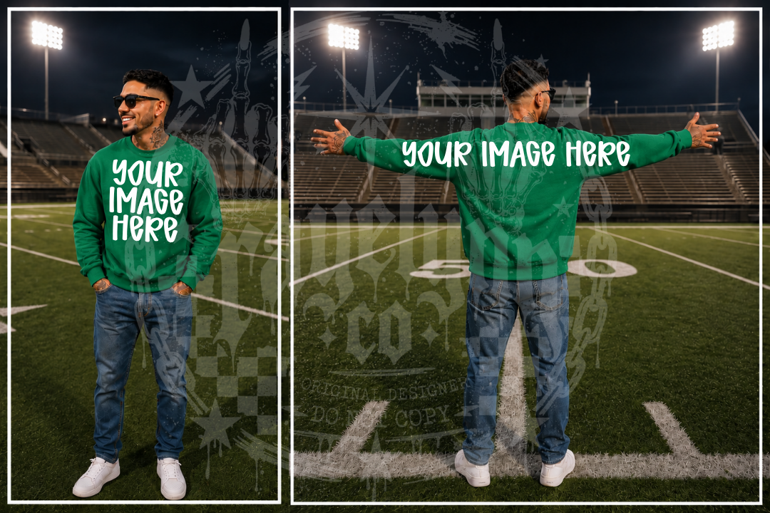 GILDAN IRISH GREEN BLANK MOCKUP- DIGITAL DOWNLOAD