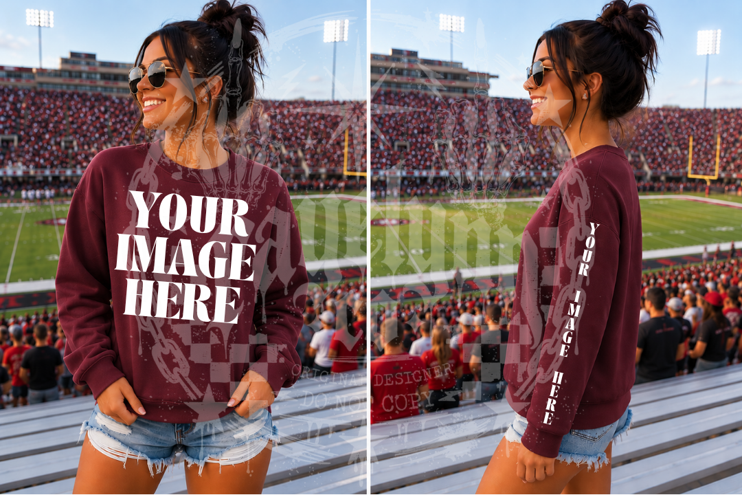 GILDAN MAROON BLANK MOCKUP- DIGITAL DOWNLOAD