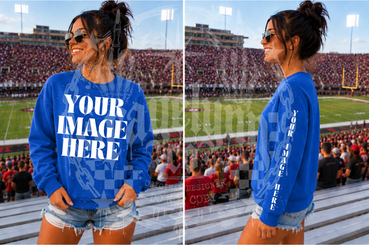 GILDAN ROYAL BLUE BLANK MOCKUP- DIGITAL DOWNLOAD